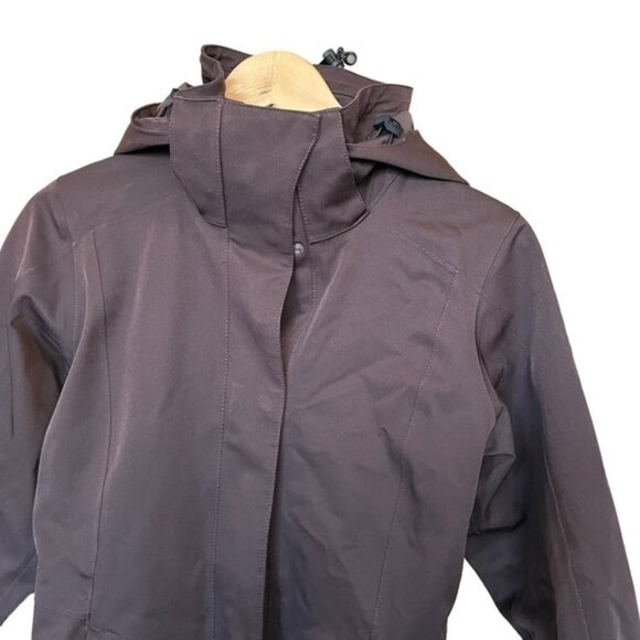 Patagonia Tres 3-in-1 Parka Brown Missing Inner Puffer Women Size XS - Picture 5 of 10